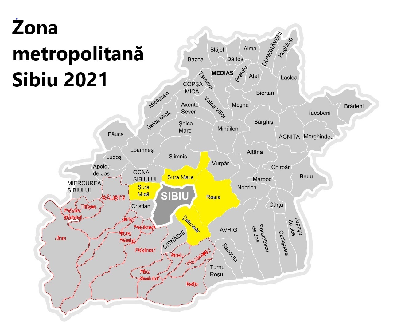 Harta Marginimea Sibiului